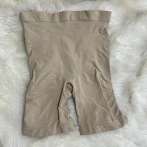 SPANX Shapewear High Waist Mid Thigh Bodysuit Shaper Size Medium Slimming‎